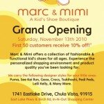 75121 10150313885225177 593400176 15702700 2777689 n 150x150 Marc and Mimis Kids Shoe Boutique Grand Opening This Weekend