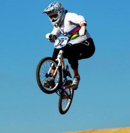 BMX Fans Gather for Olympic Time Trials