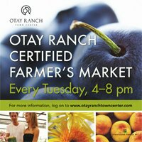 otay Otay Ranch Certified Farmers Market..Every Tuesday at 4PM