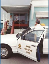 Senior Volunteer Patrol Honors Its Own With Brick Dedication